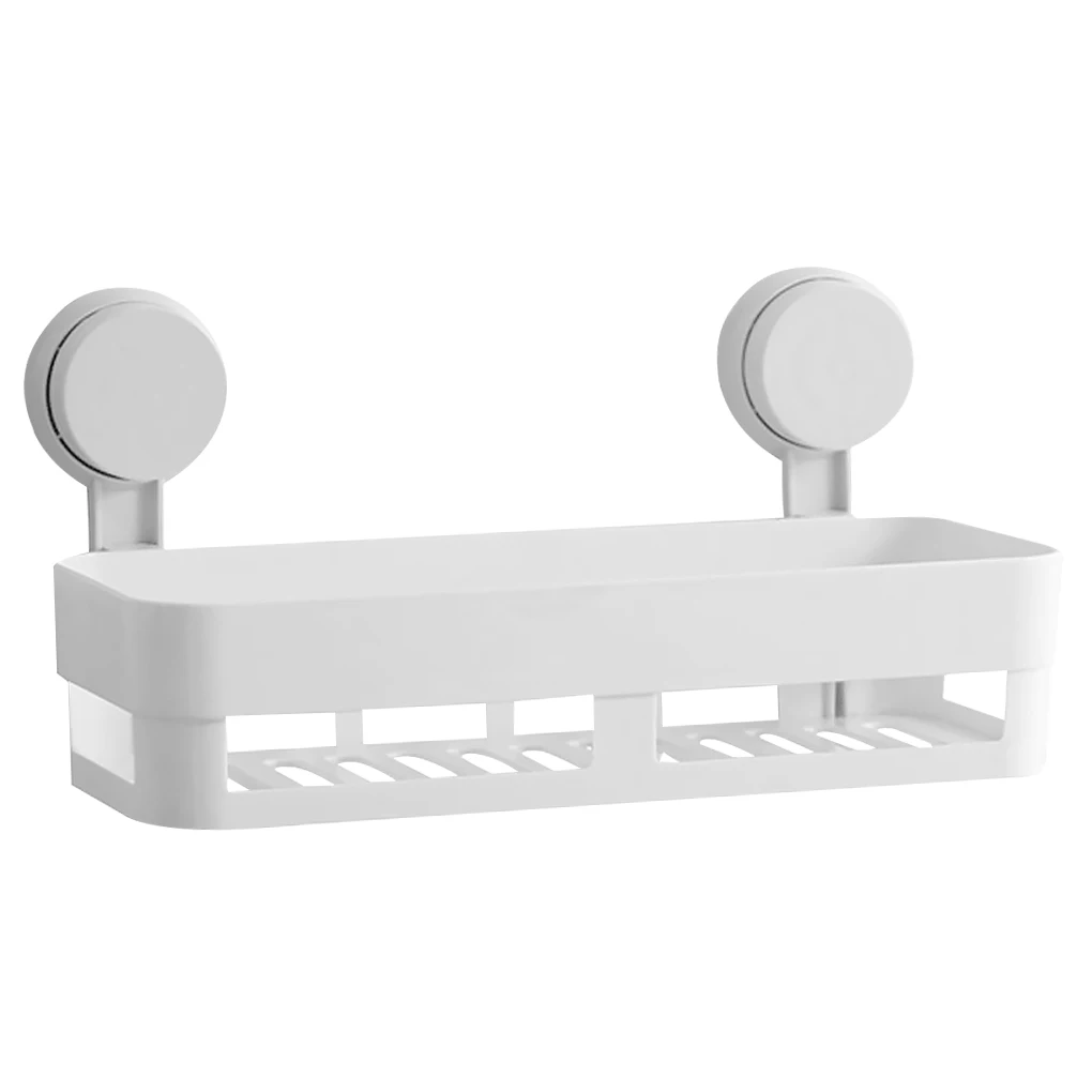 Wall mounted bathroom storage rack