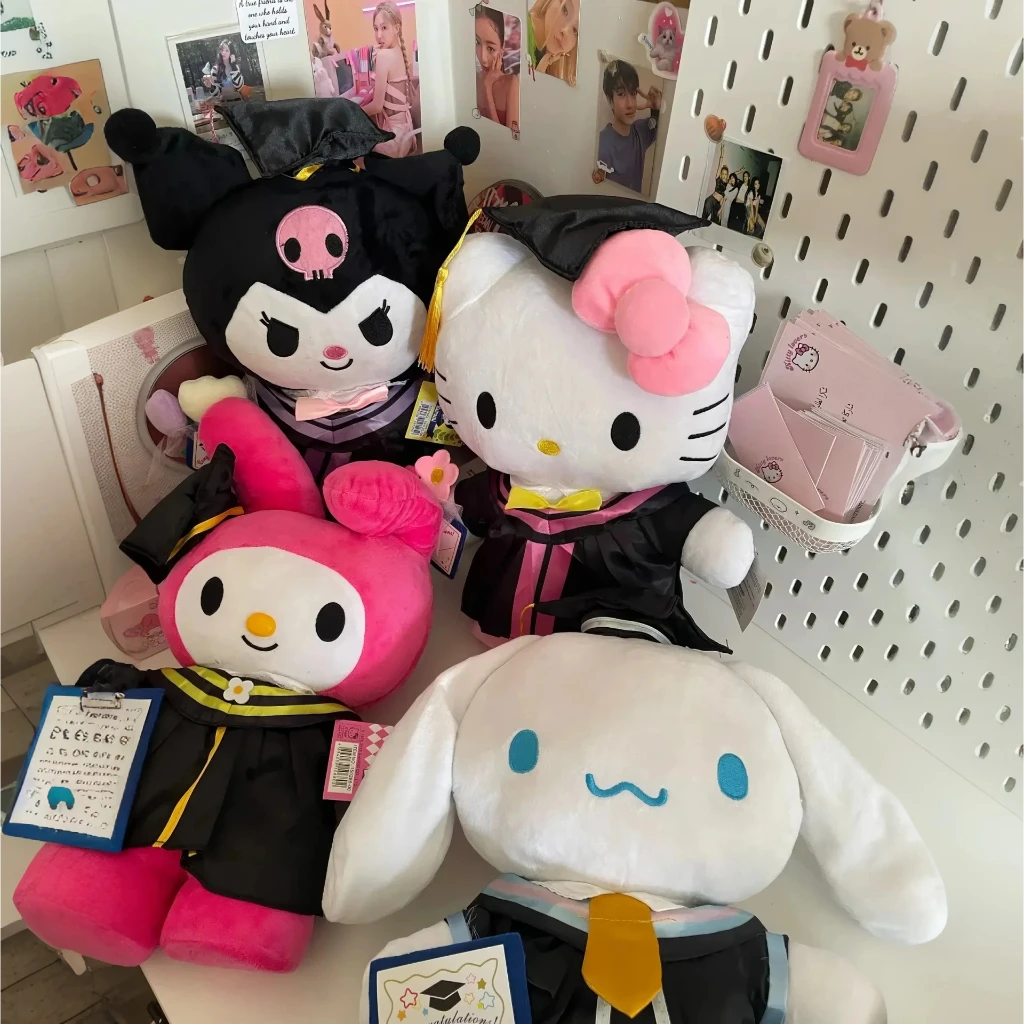 

Sanrio, Hello Kitty плюшевая кукла Kuromi Cinnamoroll 35 см Kawaii выпускной