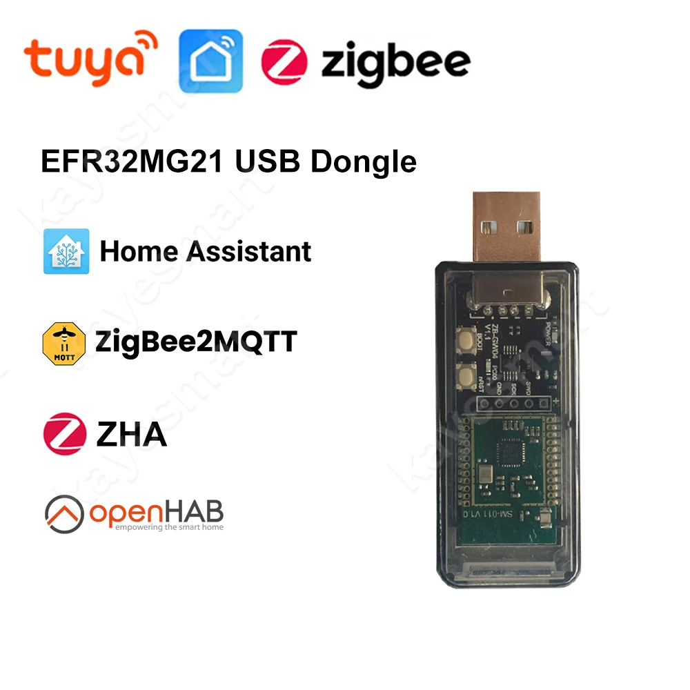 Zigbee Smart Gateway Dongle Usb, Smart Home Zb-Gw04 Hub Pcb Antenna Gateway Modulo Chip Usb, Funziona Con Home Assistant Zha Z2M