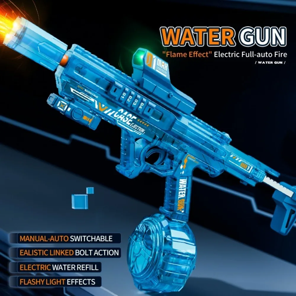 Elektrische Wasserpistole Mit Rückstoß Und Led Lichteffekten_voghion.com