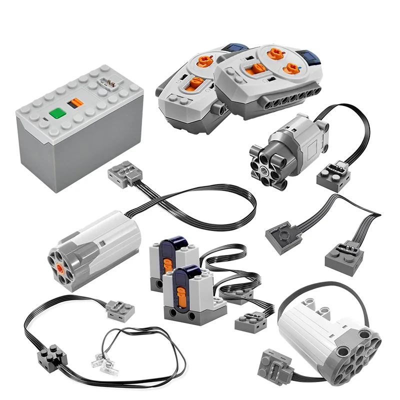 Moc Multi Power Functions Tool High-Tech Brick Parts Modello 58119 Battery Box 58123 Unità Ricevitore 99499 58120 Motor Pf Switch