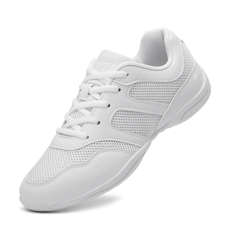 Marwoo Girls cheerleading shoes, children's lightweight aerobics shoes, training competition sports shoes 2128