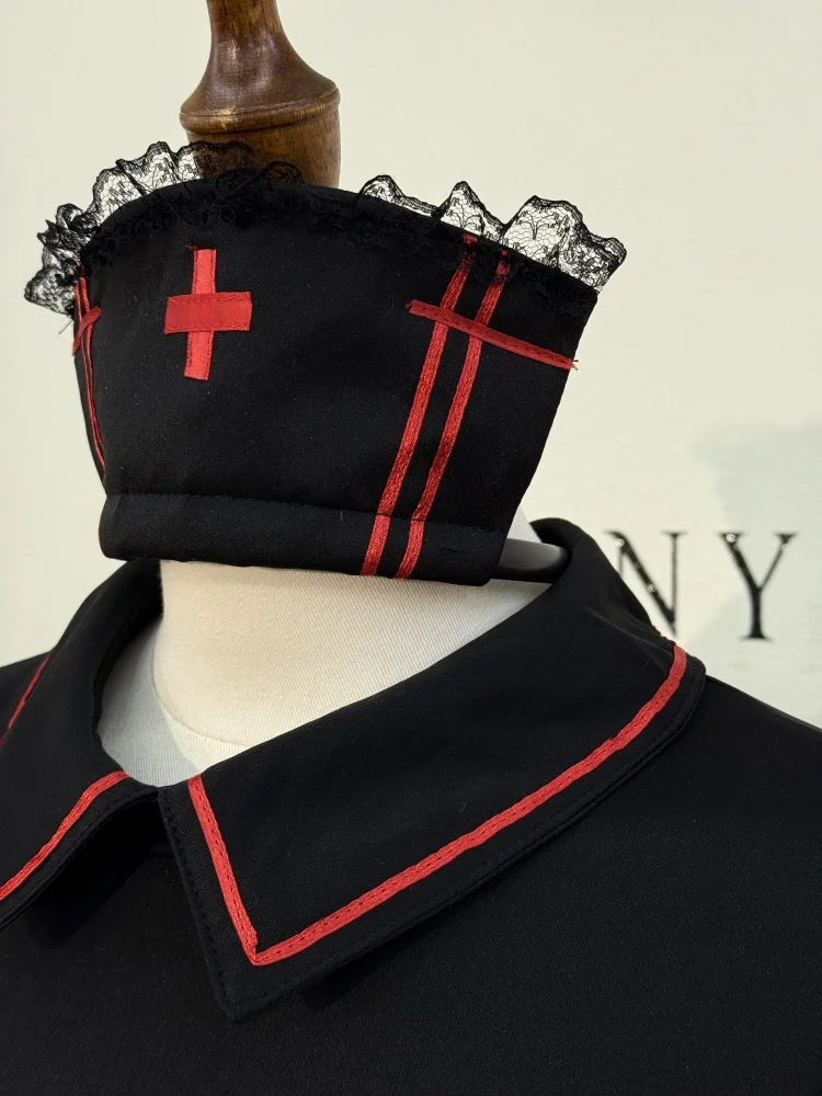 Robe d'Infirmière Sexy Dos Nu avec Coiffe – photo 9