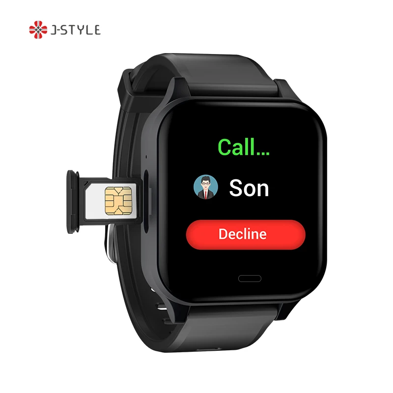 

2032 4g gps tracker android mobile calling smartwatch wearable devices akilli saat smart watch phone with sim card slot 2022