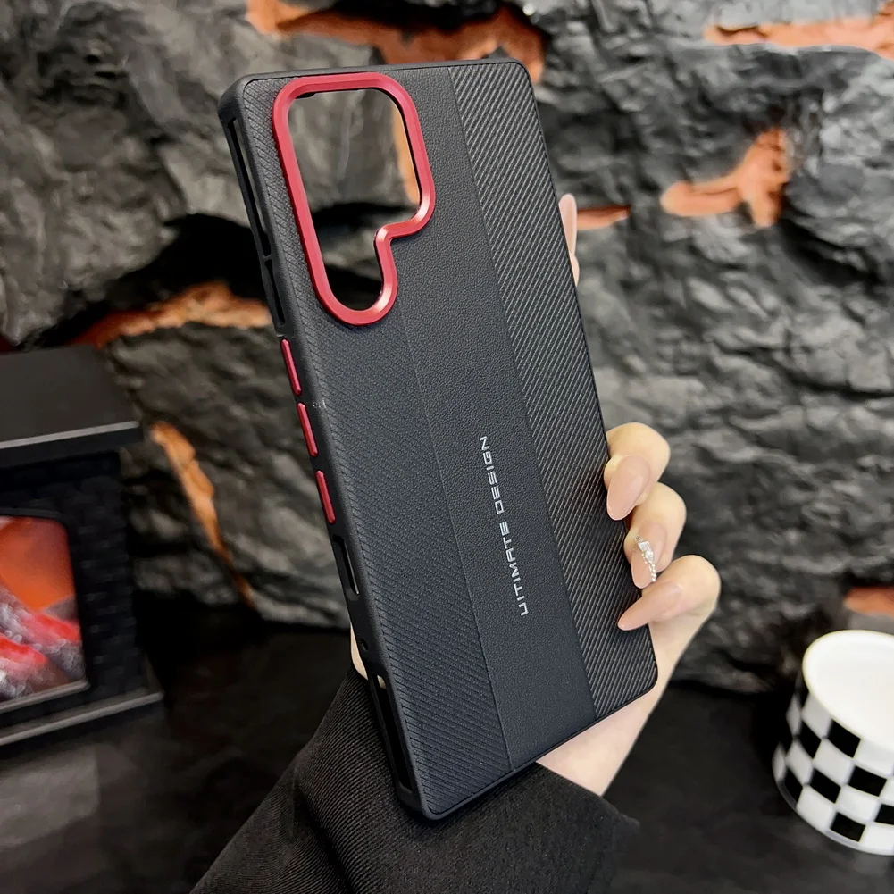 Luxury Textured Red Camera Frame Protective Case