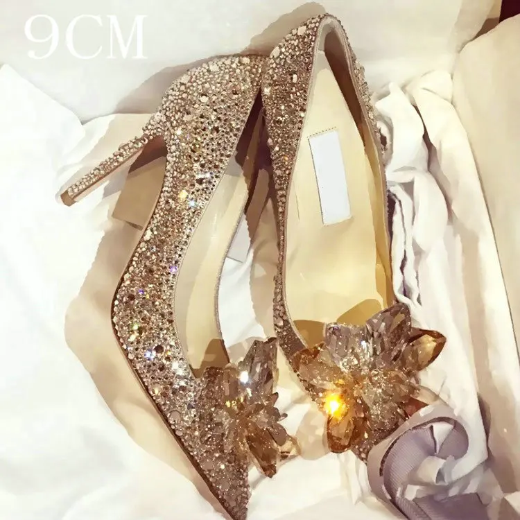 Gold -9CM Heel