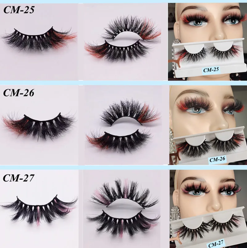 Asiteo Rainbow Eye Lashes Cruelty Dramatic Makeup Beauty Purple Pink Blue Cilias Ombre Two Toned Colored Eyelashes Cosplay -Outlet Maid Outfit Store Sba44b54b23c3425b874fc5fa0d0f5e0es.jpg
