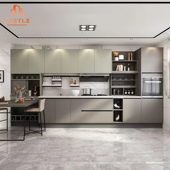 ตู้ครัวขนาดเล็กสีขาวกันน้ำ โครงอะลูมิเนียมแบบรังผึ้ง สำหรับรถบ้าน ดีไซน์ทันสมัย 2