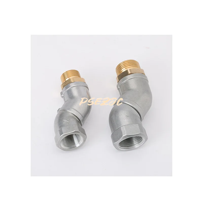 Connettore Girevole 360° Per Tubo Carburante 1 Pollice - Raccordo Rotante In Lega Alluminio Per Ugelli