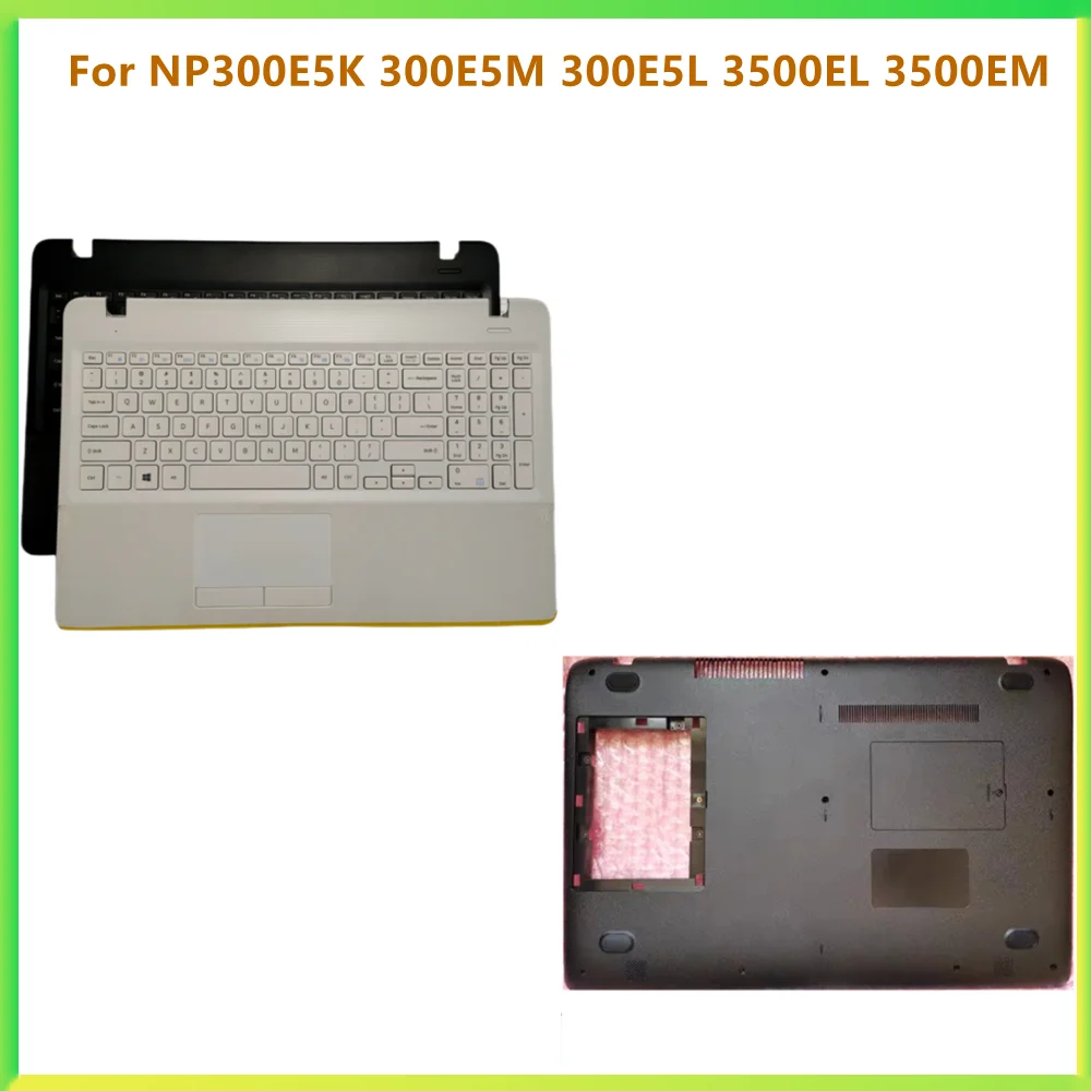 Capa de Capa Inferior para Laptop para Samsung Carcaça Superior Palmrest Shell Np300e5k Np300e5m Np300e5l Np3500el Np3500em