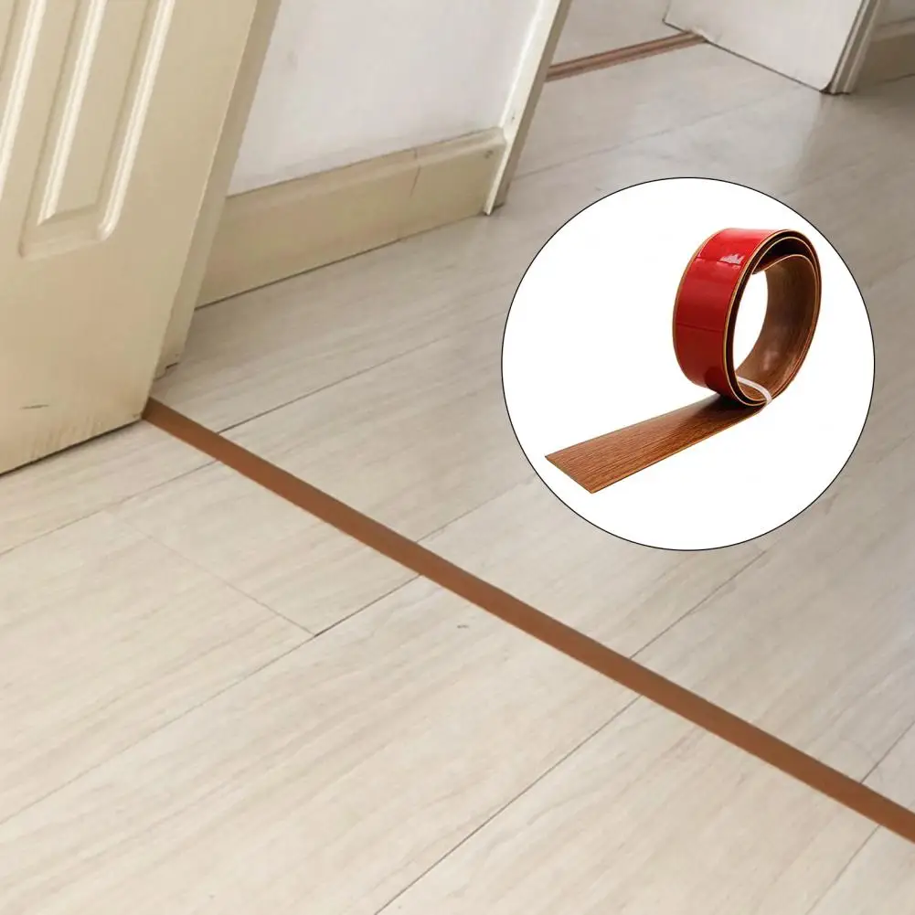 Peel Stick Edge Trim Easy Installation Floor Trim Self-adhesive Pvc Floor Transition Strip for Joining of Tile Wood Laminate