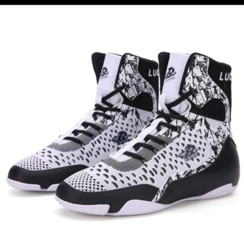 Professional Boxing Fighting Boots Mens Womens Luxury Brand Wrestling Shoes Unisex Breathable Sports Training Shoe Couples