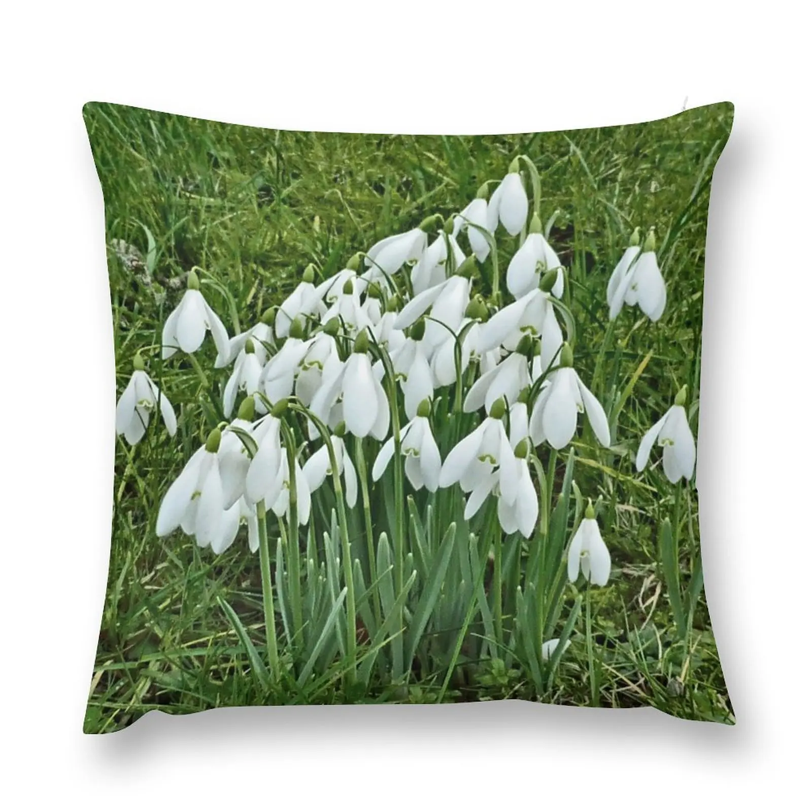 

Snowdrops Throw Pillow covers for pillows home decor items christmas decorations for home 2023