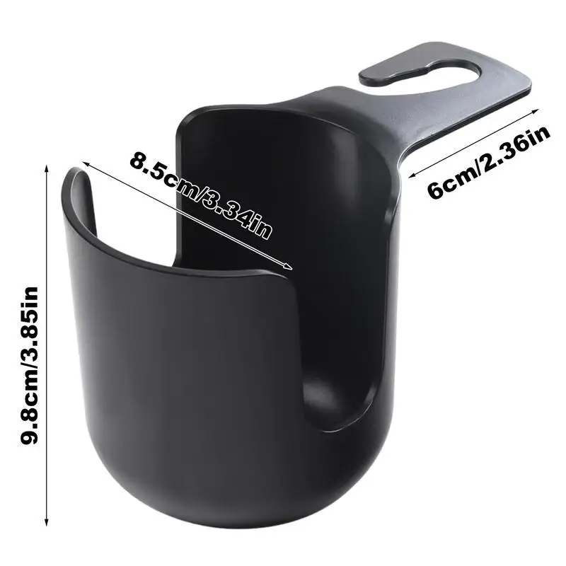 Back Seat Cup Holder for Car Hangable Car Seat Back Drink Holder Car Interior Organizers Bag Hooks Portable Water Bottle Bracket