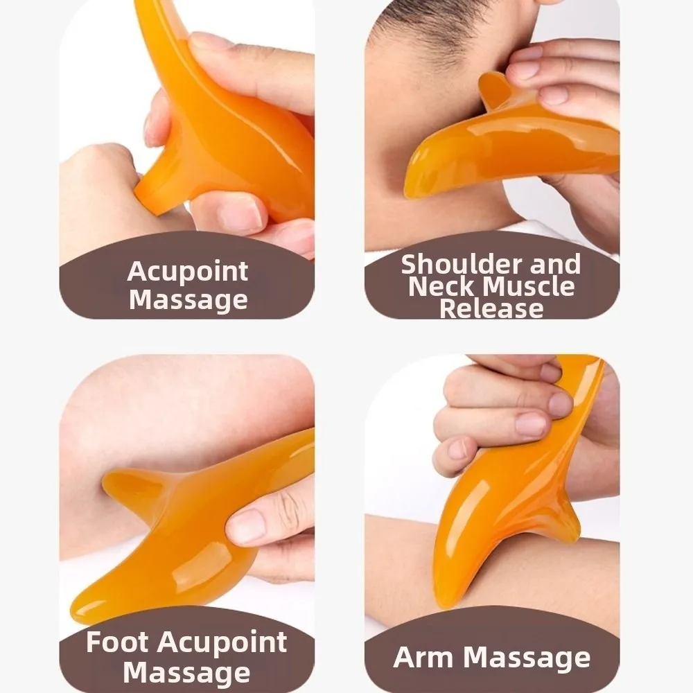 Gifts Triangle Amber Massager Facial Massager Beauty Tools Triangle Sparrow Foot Scraping Shiatsu Gua Sha Tool Foot Massager