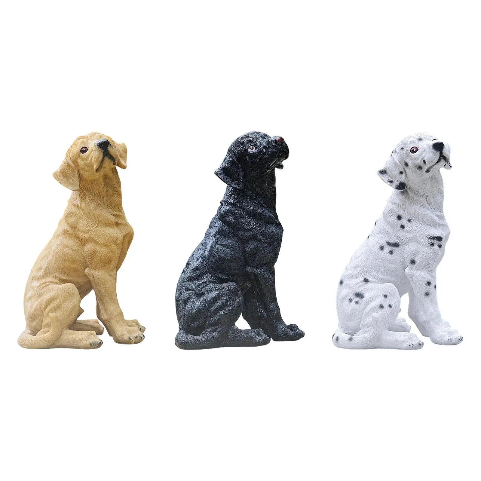 Dog Statue Animal Sculpture Resin Cute Creative Lawn Ornament Decorative Dog Statue Animal Sculpture Resin Cute Creative Lawn Ornament Decorative