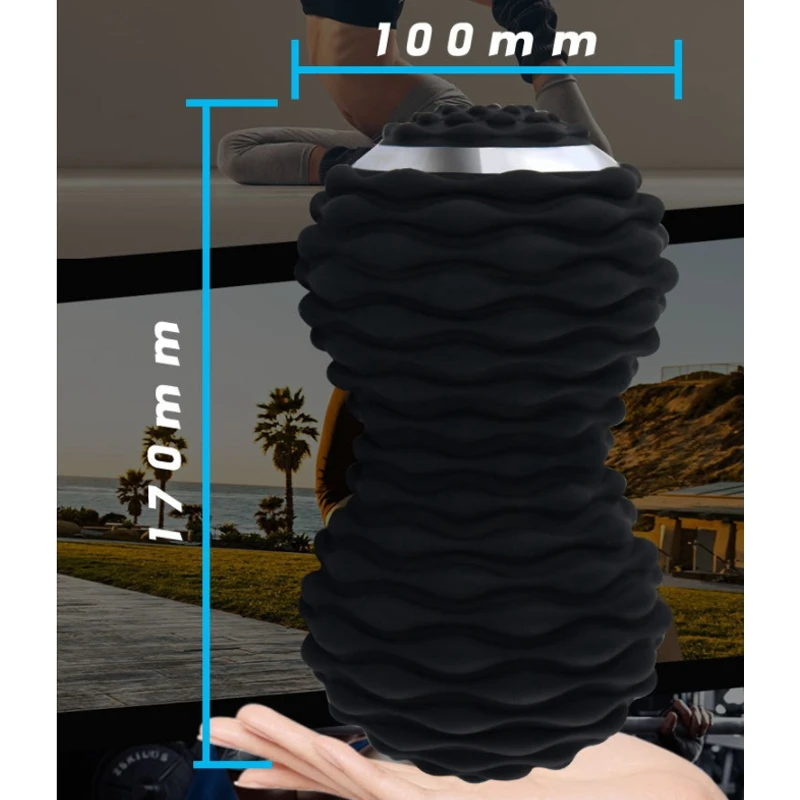 Description Picture 6 of itemElectric Vibrating Peanut Ball Muscle Relaxing Home Gym Fitness Yoga Rechargeable Portable Massager Yoga Massage Rollor Dropship