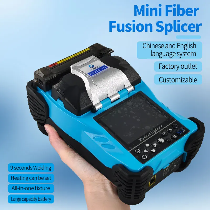 

FONGKO Factory Outlet Mini Optical Fibre Cable Fusion Fiber Optic Splicing Machine