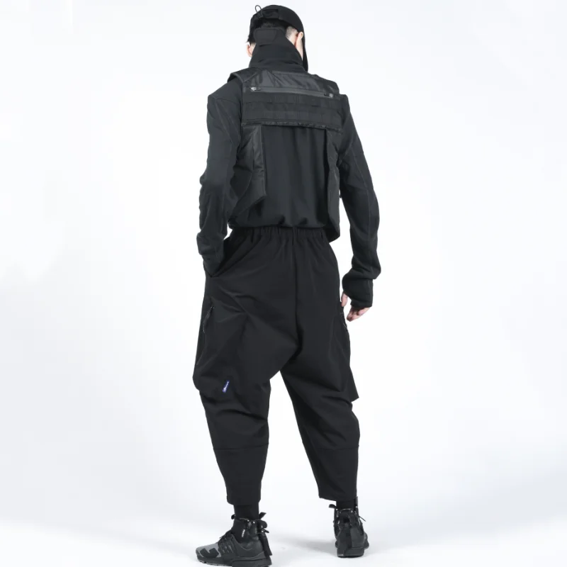 Outdoor Tactical Function Multi-pocket Design Vest Men Clothing Y2K High Street Techwear Style Sleeveless Jackets chalecos 5