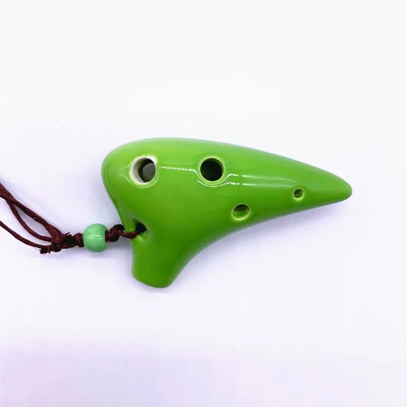 Flute Instrument Small Ocarina Instrument Portable Add Fun Universal Music Beginner 6 Hole Ocarina