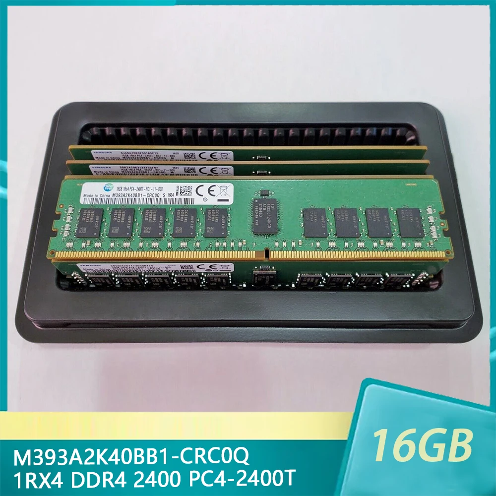 

M393A2K40BB1-CRC0Q RAM 16GB 16G 1RX4 DDR4 2400 PC4-2400T ECC REG For Samsung Server Memory Fast Ship High Quality