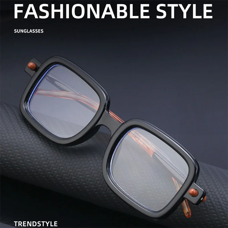 Lunettes De soleil rétro pour hommes lunettes De mode nuances carrées pour Vintage Punk Vasos Decorativos Steampunk Gafas De Sol Hombre_voghion.com