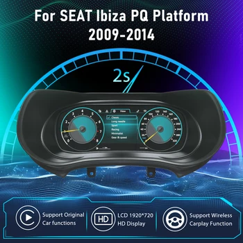 Panel de Instrumentos Digital para SEAT Ibiza Plataforma PQ, Años 2009-2014, Cabina Virtual, Velocímetro 1