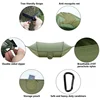 Pop-Up Portable Camping Hammock with Mosquito Net and Sun Shelter,Parachute Swing Hammocks Rain Fly Hammock Canopy Camping Stuff 5