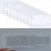 10pcs Pocket Fresnel Lens 3X Wallet Magnifier Lenses Brand Credit Card Magnifying Glass for Seniors Elders Reading Fire Starter 1
