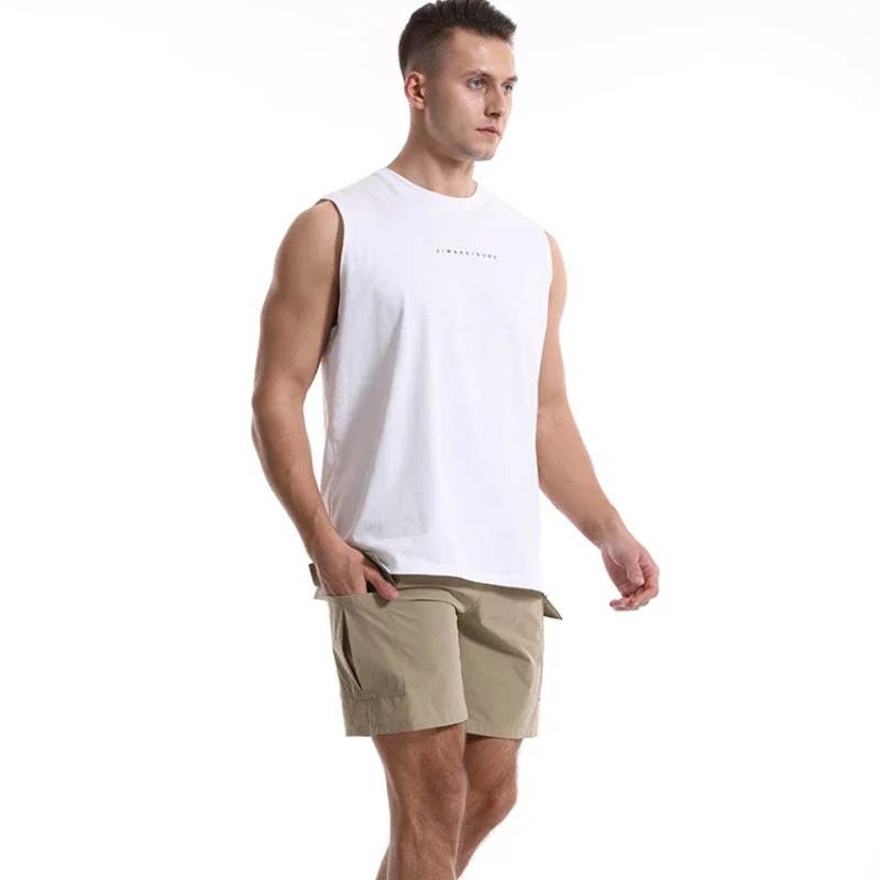 Fashion leisure work clothes sports shorts quick-drying running fitness and loose pants basketball gym shorts