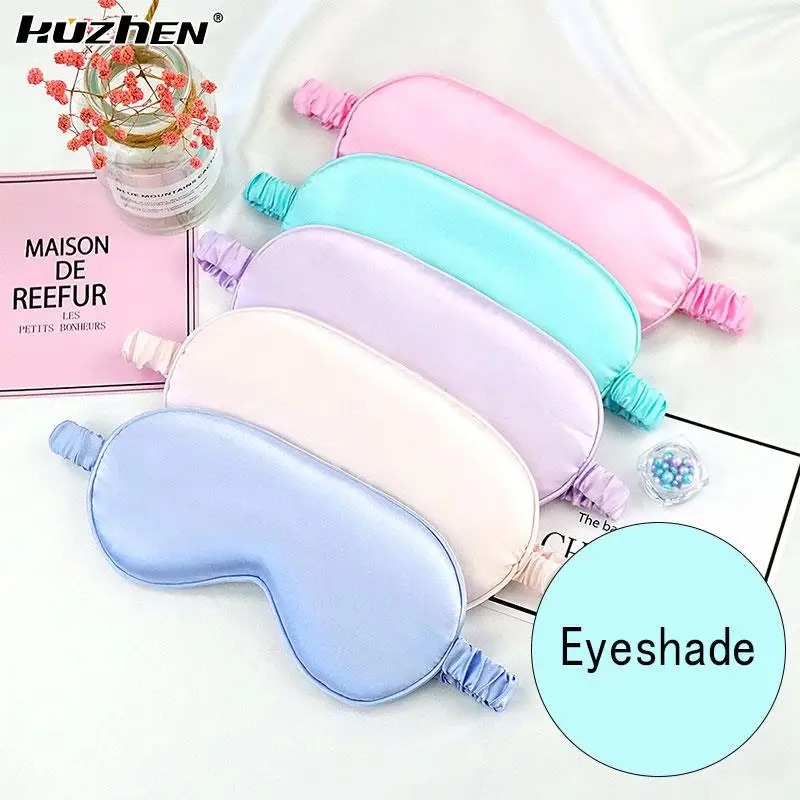 Smooth Imitated Silk Sleepmask Supple Eye Shade Portable Travel