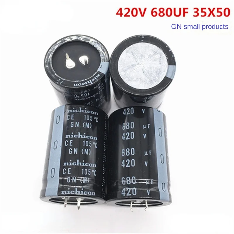 

（1PCS）420V680UF 35X50 Japan nichicon electrolytic capacitor 680UF 420V 35*50 105 degrees