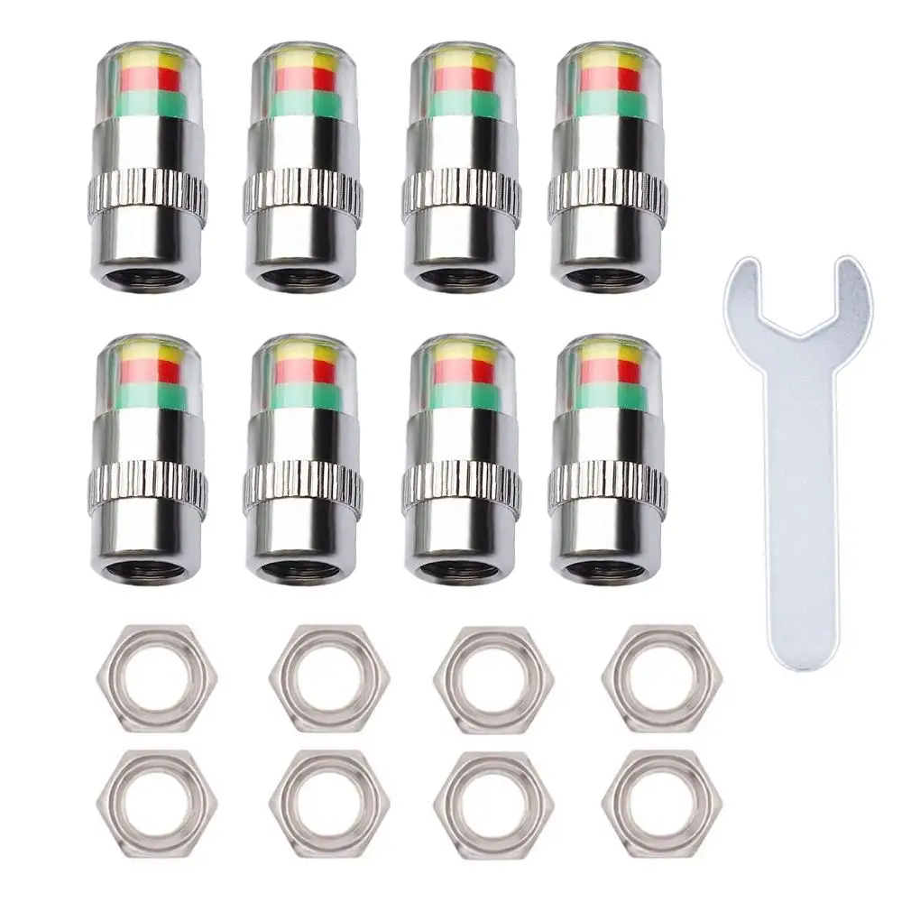 Car Tire Pressure Monitor Valve Stem Caps 2.02.3bar Sensor Indicator
