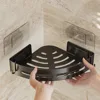 1/2/3pcs Adhensive Bathroom Shampoo Holder Shower Caddy Shelves Storage No Drill Shelf Corner Towel Holder Shelves for Bathroom 2