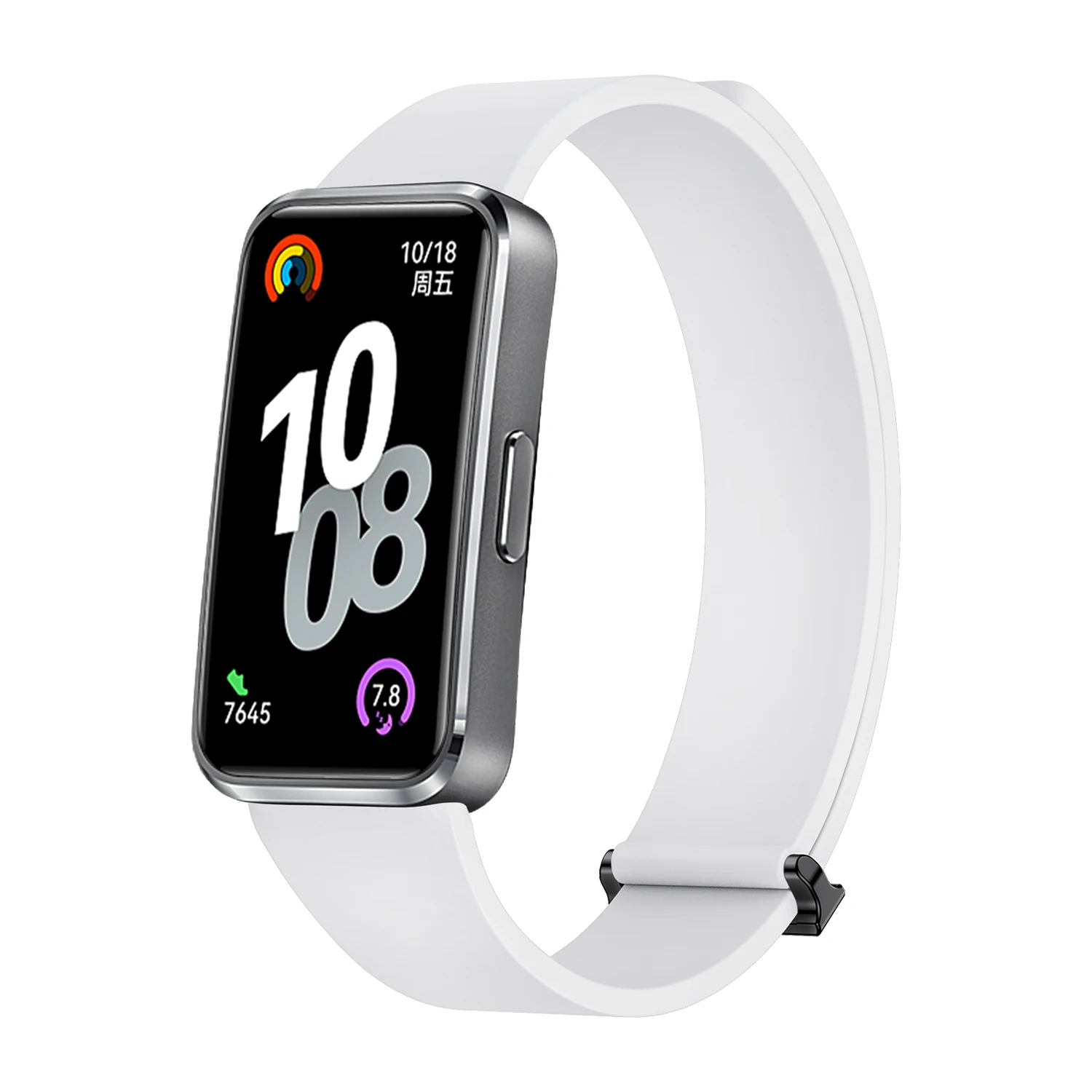 Magnetic Sport Silicone Loop Bracelet Strap - Universal Fitness Band Accessory