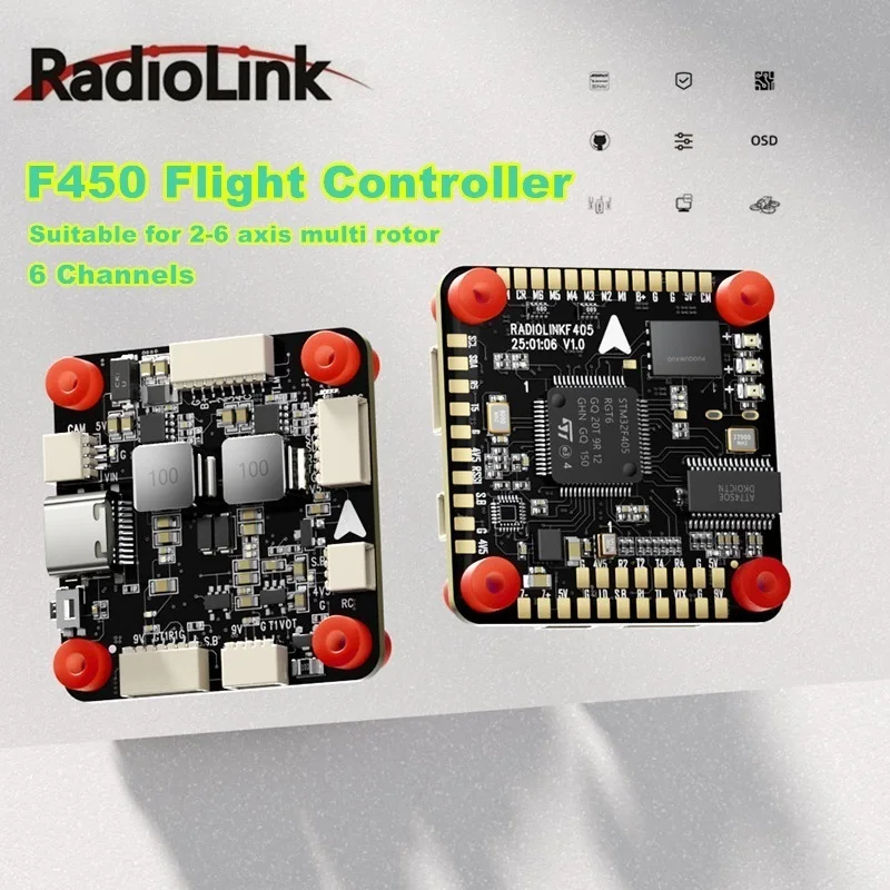 Radiolink F405 FC Stack STM32F405RGT6 BMI270 OSD pour Drone FPV