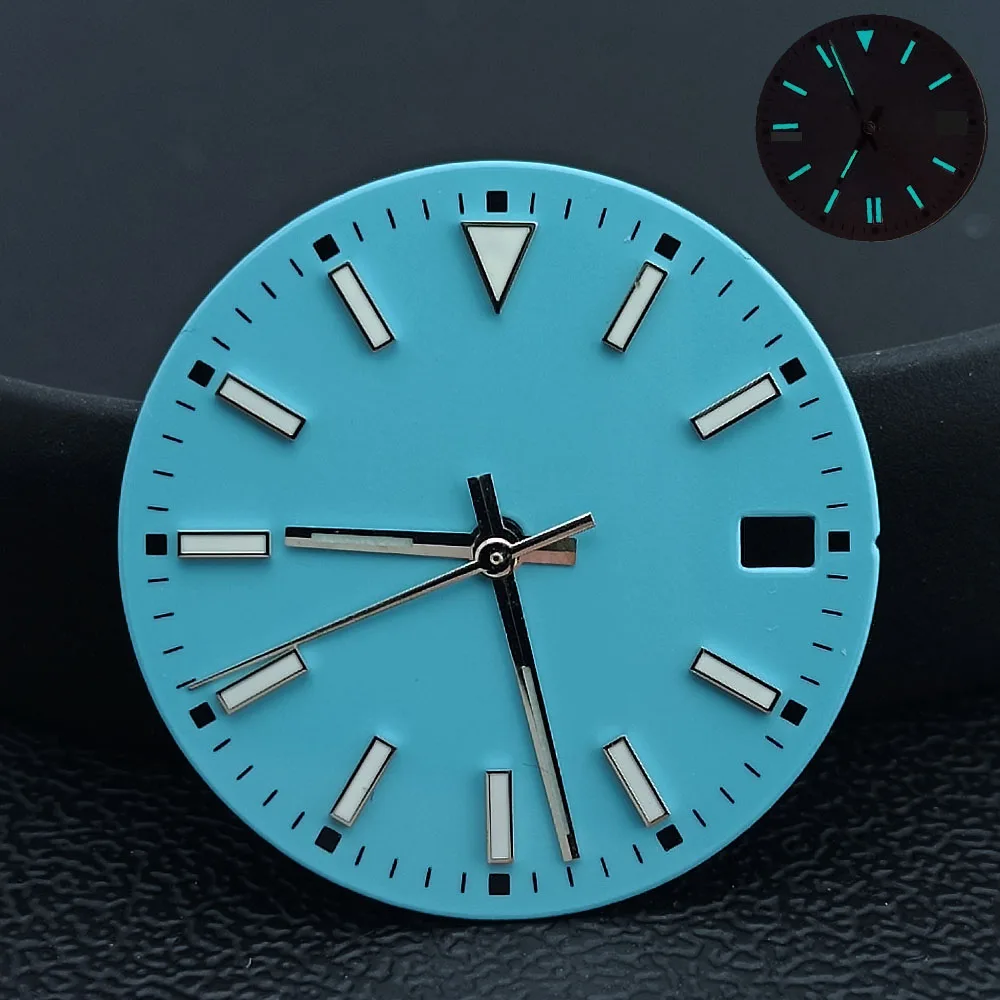 Cadran De Montre 28,5 Mm Avec Fenêtre Date - Compatible Mouvements NH34, NH35, NH36, Neuf Avec étiquettes