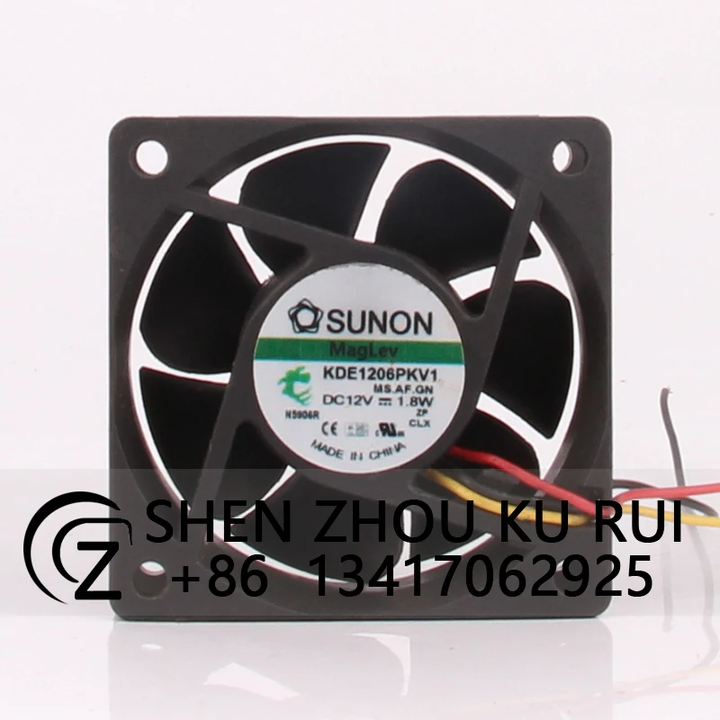 

KDE1206PKV1 Cooling Fan for SUNON 24v 48v DC12V 1.8W EC AC 60x60x20mm 6CM 6020 Silent Industrial Centrifugal Exhaust Extractor