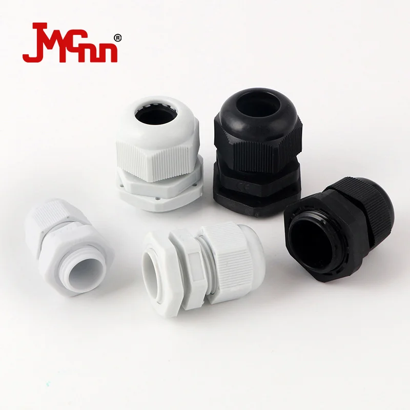 10Pcs waterproof joint connector Nylon Cable Gland Kit Waterproof Ip68 Cable Gland Joints Adjustable Locknut Connector