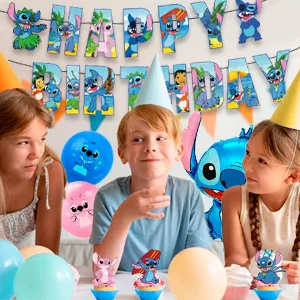 Description Picture 2 of itemStitch Birthday Party Decorations,36pcs Stitch Party Supplies-Stitch Balloon Tablecloth Backdrop etc Stitch Birthday Decorations