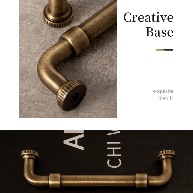 brass furniture drawer handle antique bronze tone