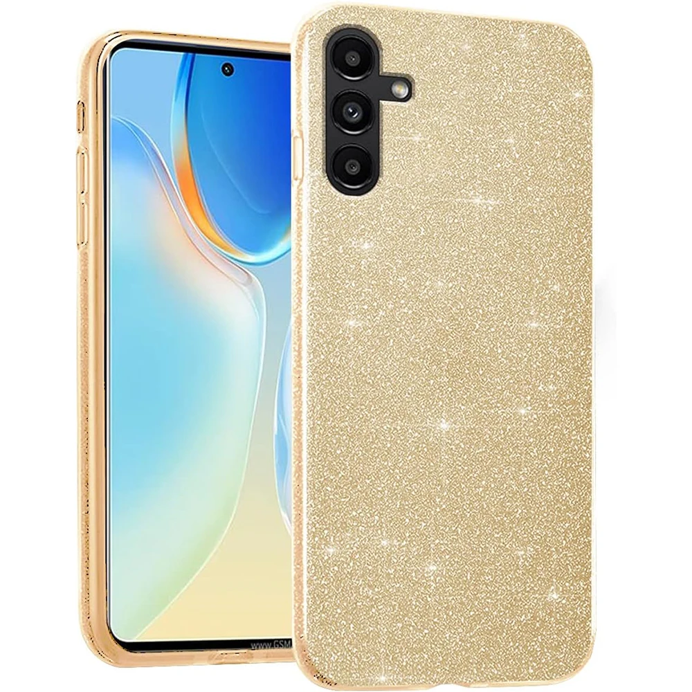 Luxury Gold Glitter Phone Case - Elegant and Stylish Cover Accessory