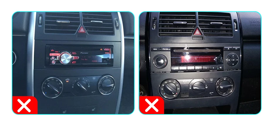 Für Mercedes Benz W169 W245 B200 W906 Sprinter W639 Vito Drahtlose CarPlay für Apple Android Auto Auto Radio GPS Multimedia Stereo – Detail 3