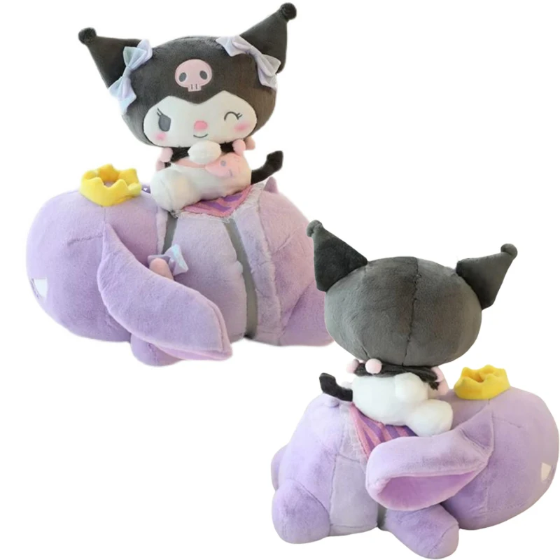 

45 см милый аниме Sanrioed мультфильм милый японский Баку дьявол Kuromi плюшевая игрушка кукла плюшевая подушка детская игрушка подарок на день рождения