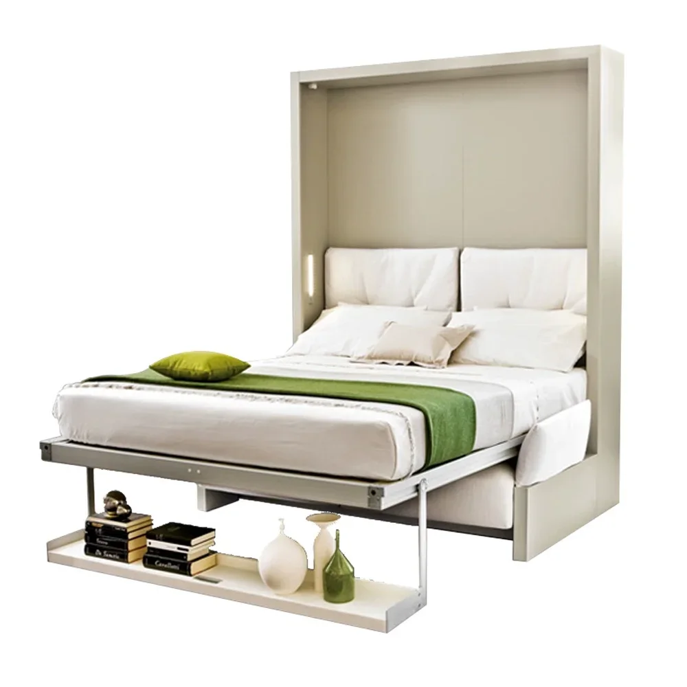 thumbnail image 1 of Cama plegable de Murphy, muebles para el hogar, tamaño doble Vertical, tamaño Queen y King, moderna, personalizada, para ahorrar espacio, 1 of 3