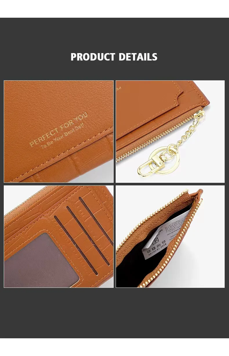 Ms new zero wallet brief paragraph multifunctional hand bag large capacity zipper wallet