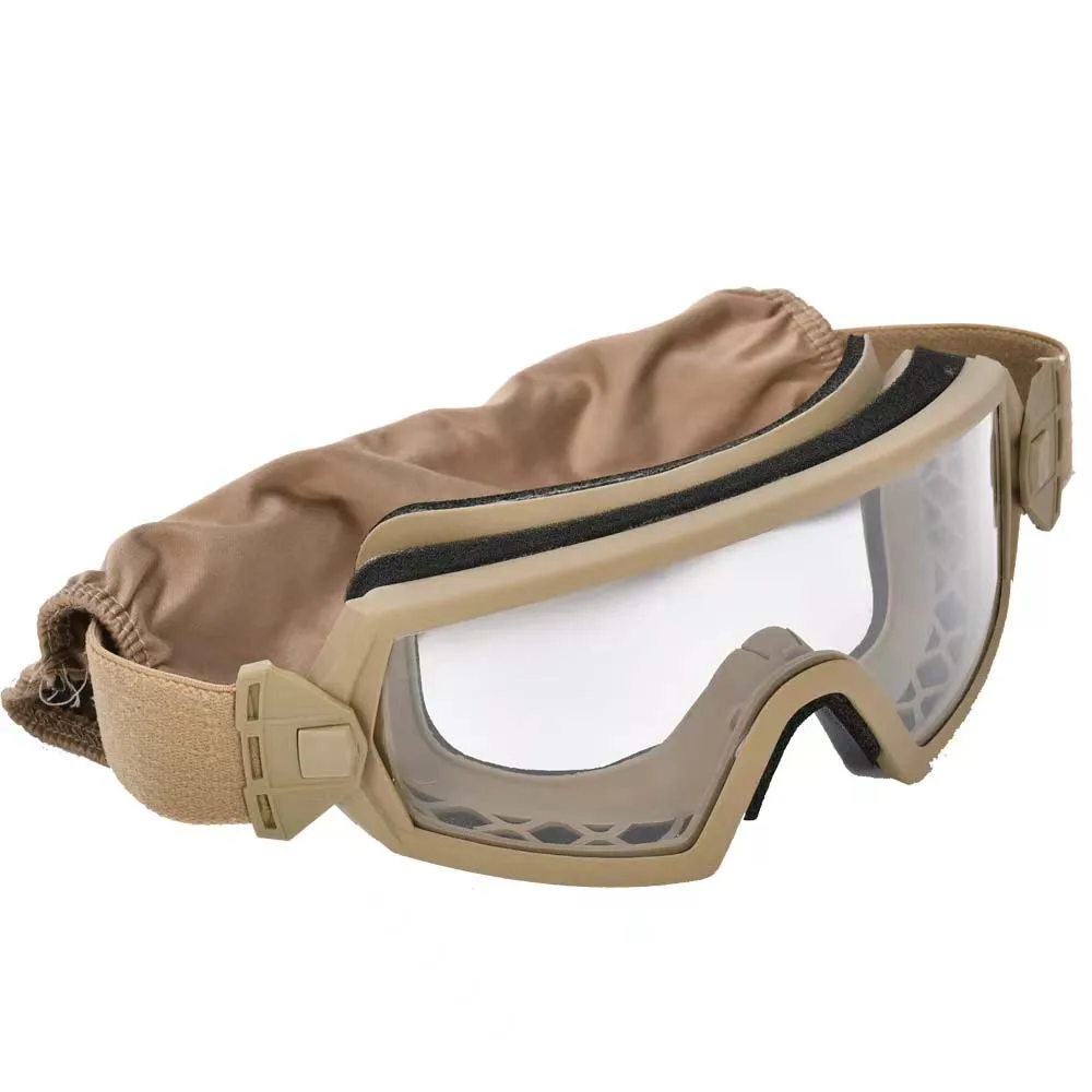Tactical Goggles Detachable Ienses Hunting Sand Dust Fog Multi-Functional Goggles Skiing Windproof Sandproof Protection glasses