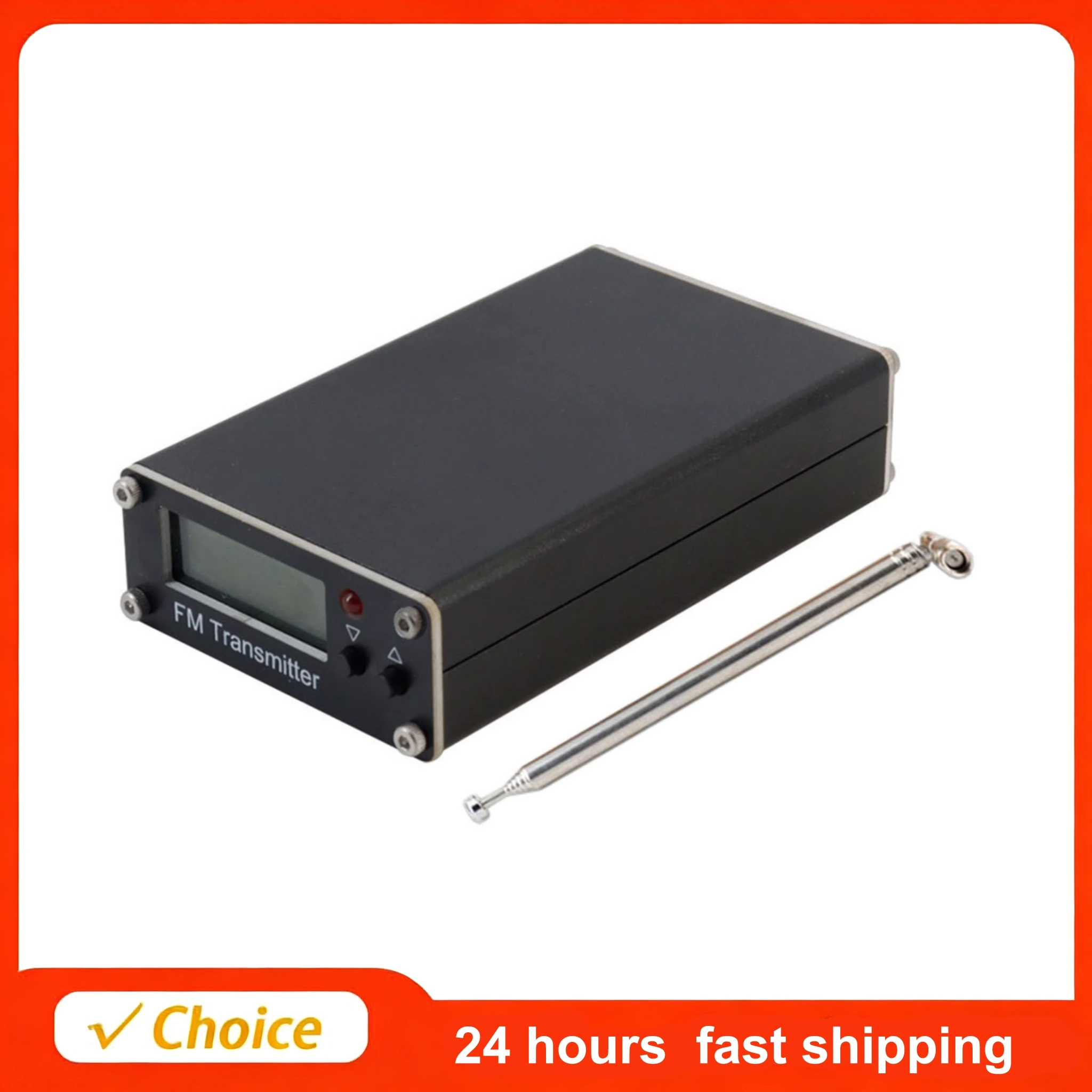 Premium Digital Display Stereo FM Transmitter with 2000m Range