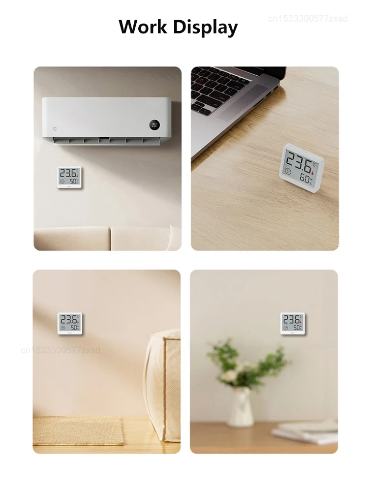 DUKA Atuman 2.5 Inch LCD Electronic Digital Temperature Humidity Meter thumbnail 5