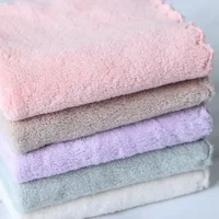 25*25cm Coral Velvet Quick Drying Microfiber Towels Cleaning Wipes Face Towels Square Washcloth Hand Towel Soft Water Absorption 3